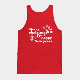 merry  christmas, happy new years 2020 Tank Top